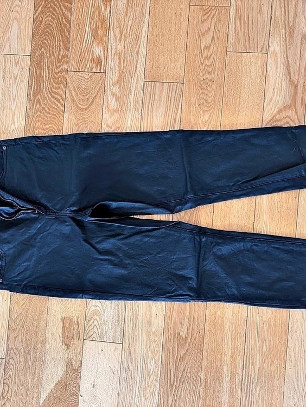 The 12 th tribe coated jeans 26/xs  black